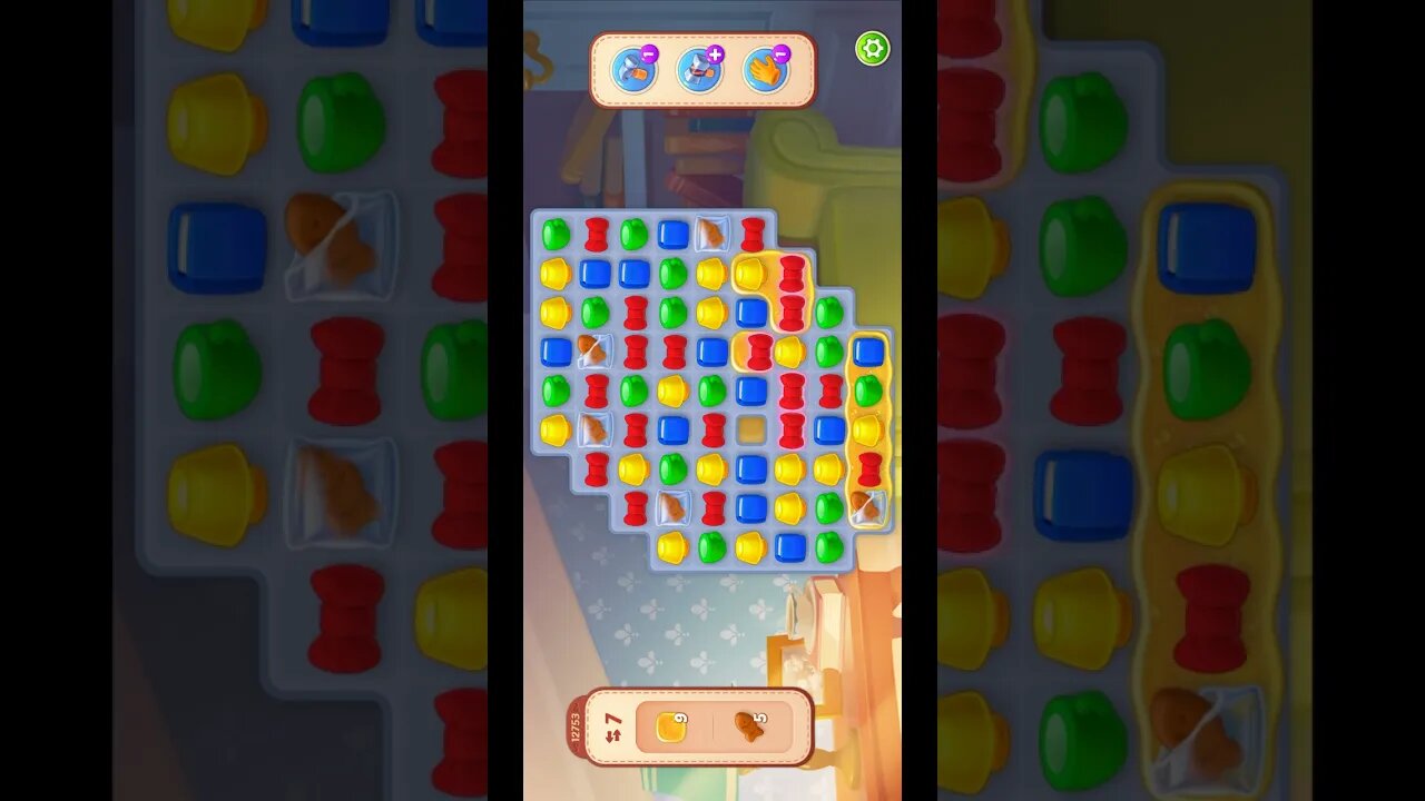 Shorts Playrix Homescapes Gameplay Walkthrough Level 12753-040