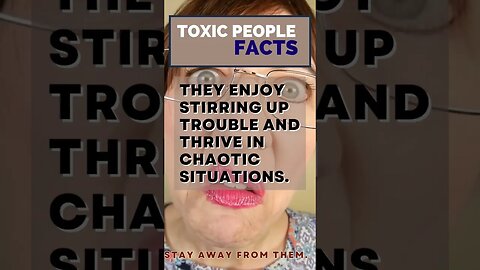 Toxic People Facts: Creating Drama #facts #youtubeshorts #drama