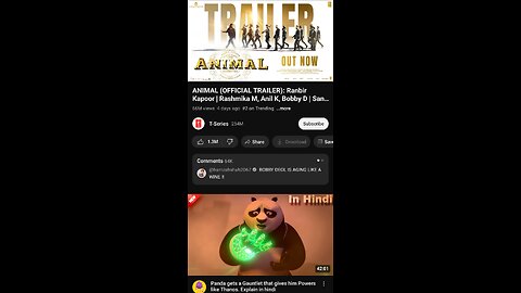 Animal movie trailer