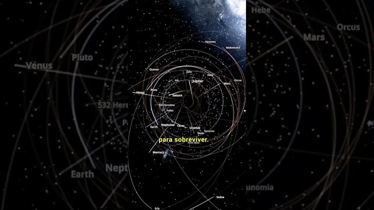 O que aconteceria com o Sistema Solar se o Sol desaparecesse repentinamente? #universo #shorts