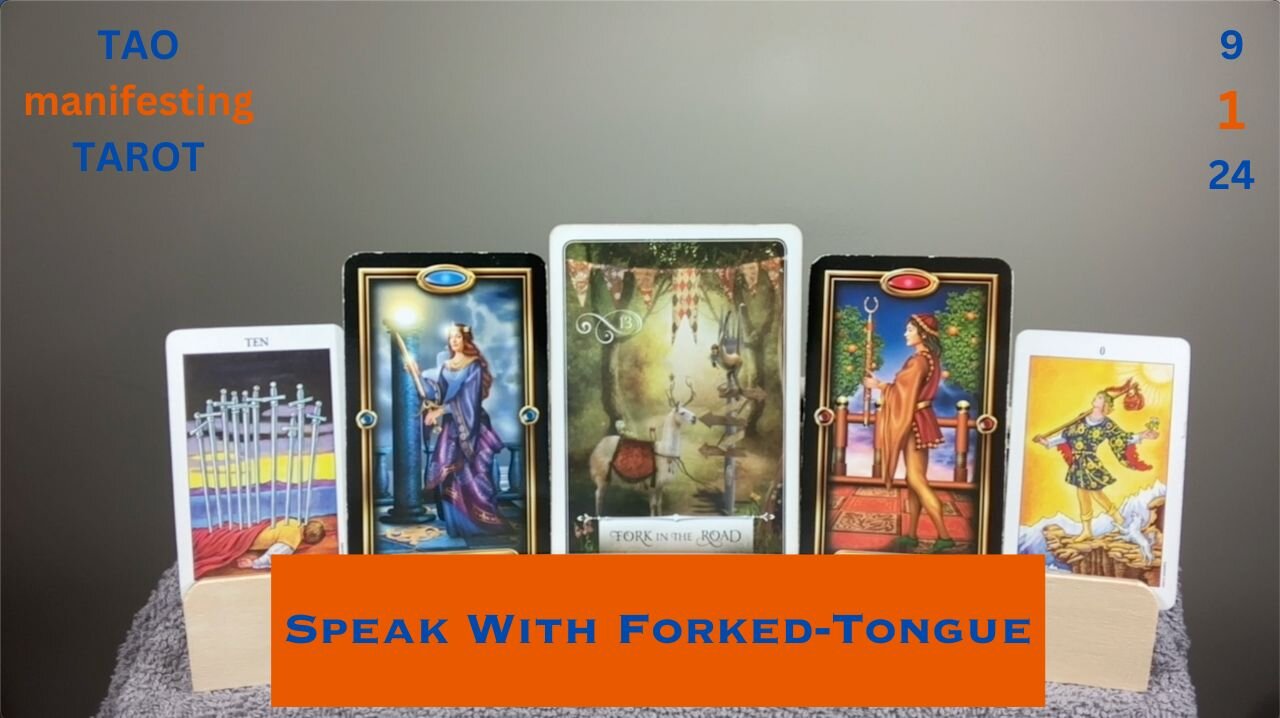 SPEAK WITH FORKED-TONGUE