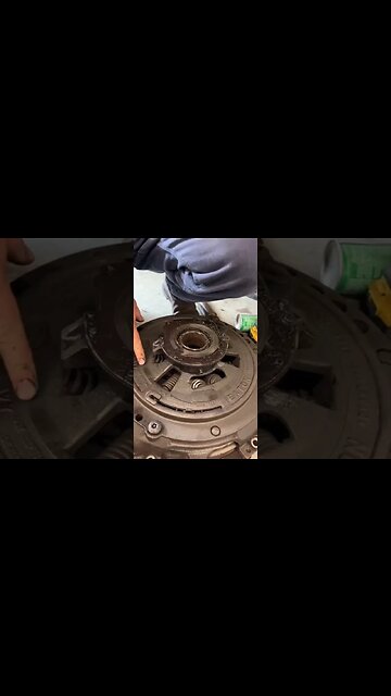 Eaton transmission fell out of engine #shorts