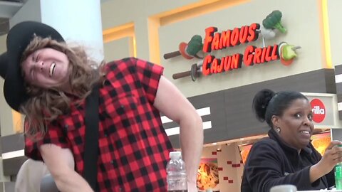 Hillbilly Goes To The Mall!