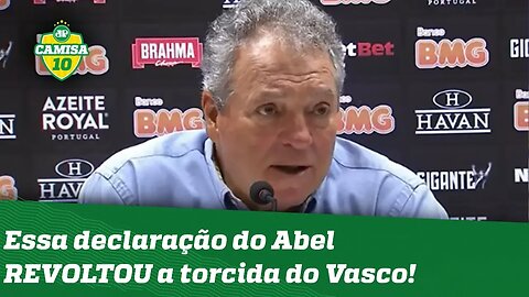 FOI LINDO? Abel Braga REVOLTA torcida do Vasco após derrota pro Flamengo!