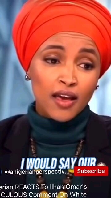 More Pearl's of Wisdom from Ilhan Omar. White Men Beware!!!