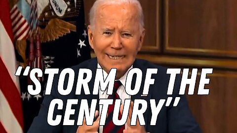 Biden Says Hurricane Milton Looks Like “Storm of the Century”