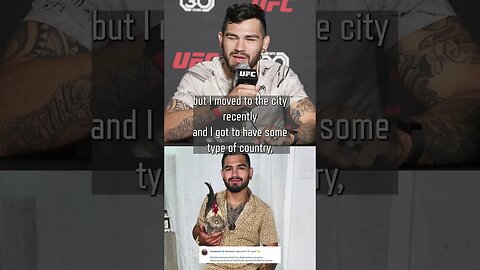 🐔 🤣 El Cock "that's my guy" | Anthony Hernandez on his mini chickens he's trained like a dog | #UFC