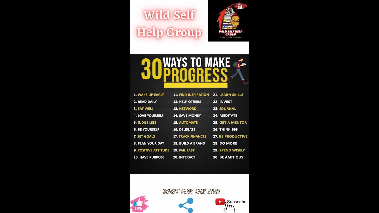 🔥30 ways to make progress🔥#shorts🔥#viralshorts🔥#motivation🔥#wildselfhelpgroup🔥