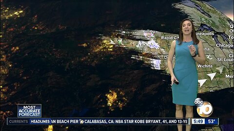 10News Pinpoint Weather with Meteorologist Megan Parry