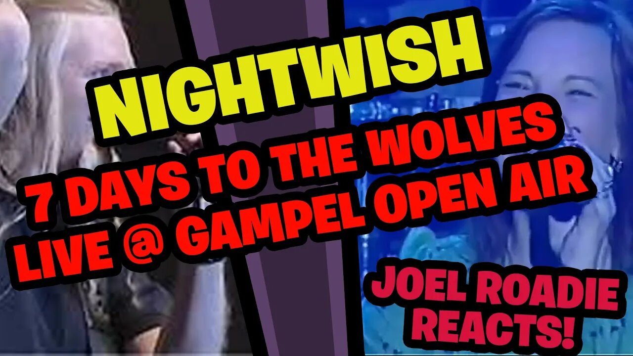 Nightwish - 7 Days To The Wolves (Live @ Gampel Open Air 2008) - Roadie Reacts