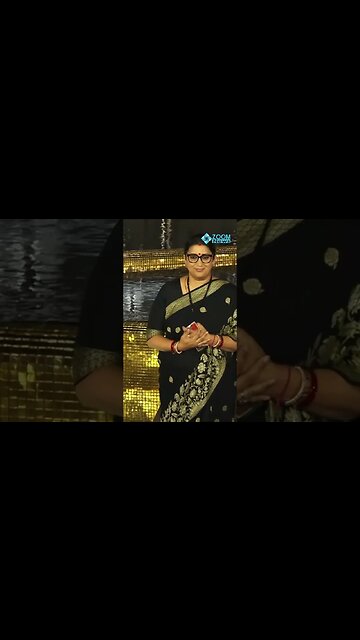 Smriti Irani with husband Zubin Irani and FIRST TIME Daughter Zoish Irani in Public at NMACC Launch