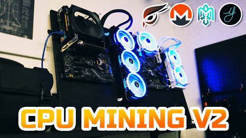 CPU Mining Rig V2 | RTM,AVN,YDA, & XMR Mining