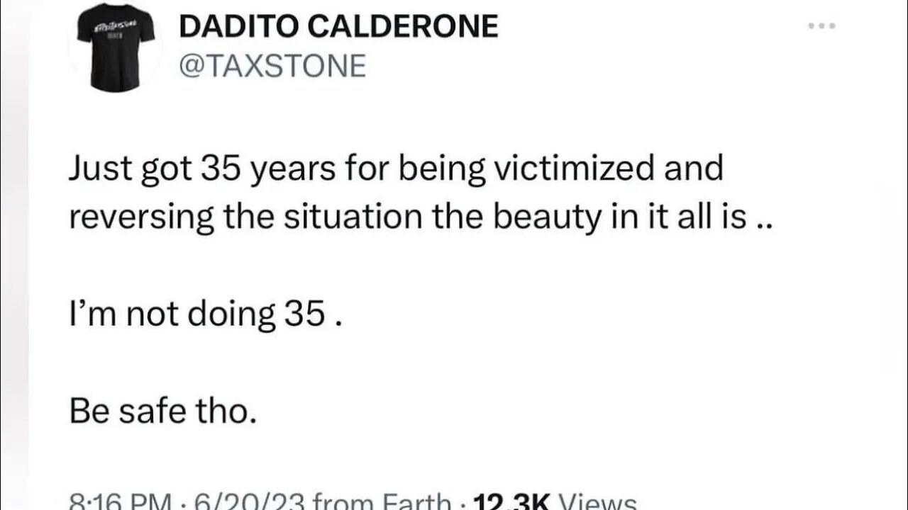 Why Taxstone got 35 years in prison…