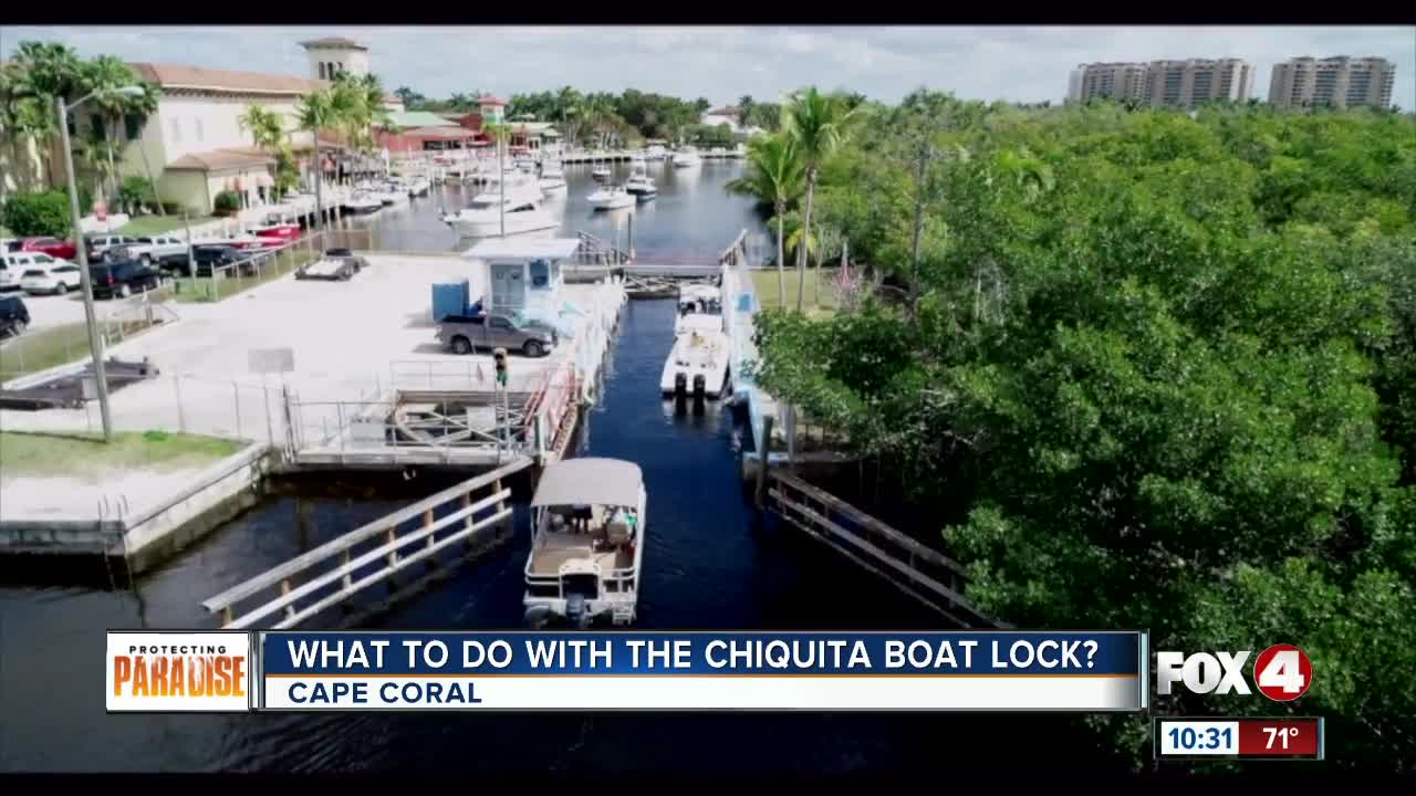 What to do with the Chiquita boat lock?