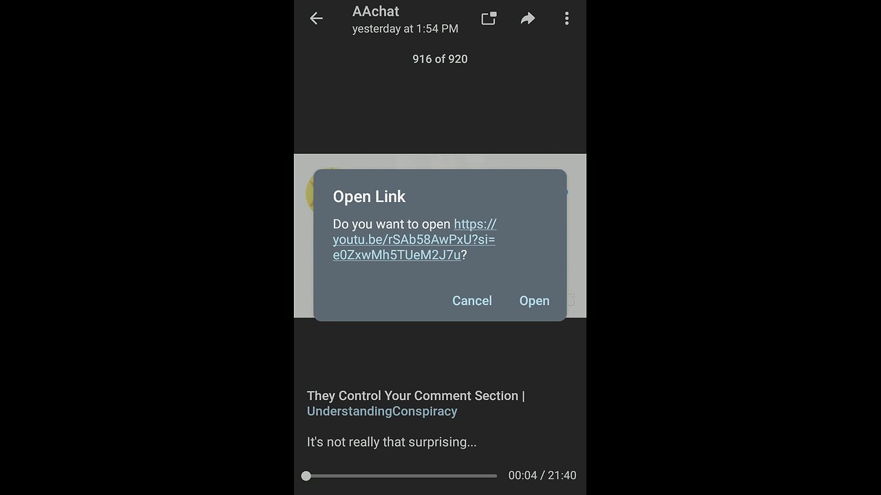 Documentary: Controlled Comments