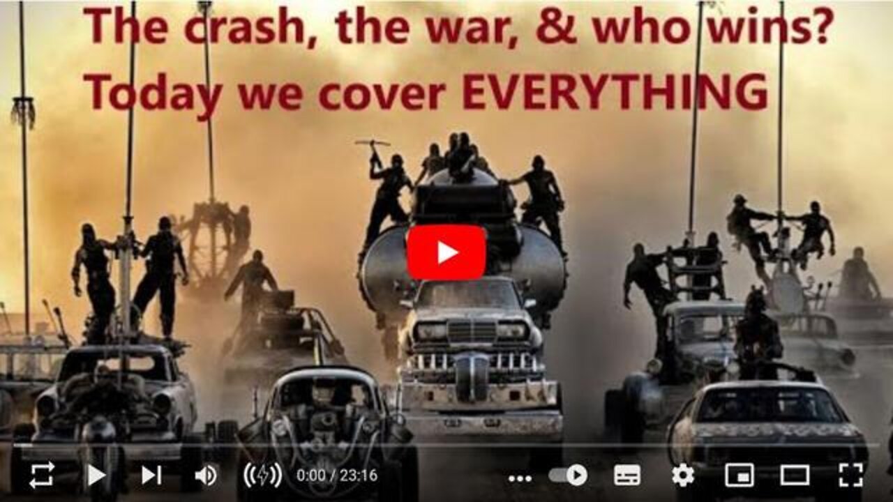 THE CRASH, THE WAR, & WHO WINS? - TODAY WE COVER EVERYTHING