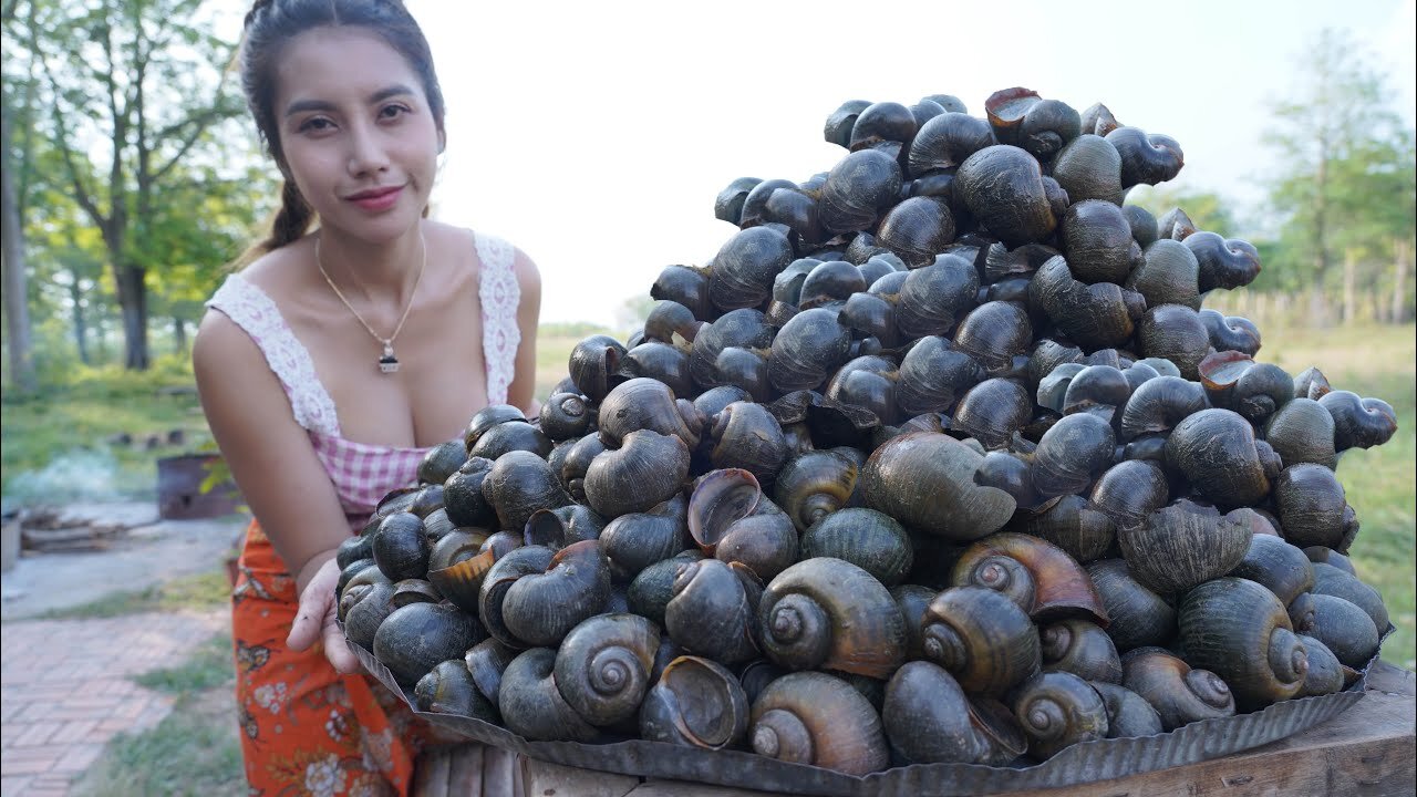 Cook snail soup with noodle recipe and eat - Amazing cooking