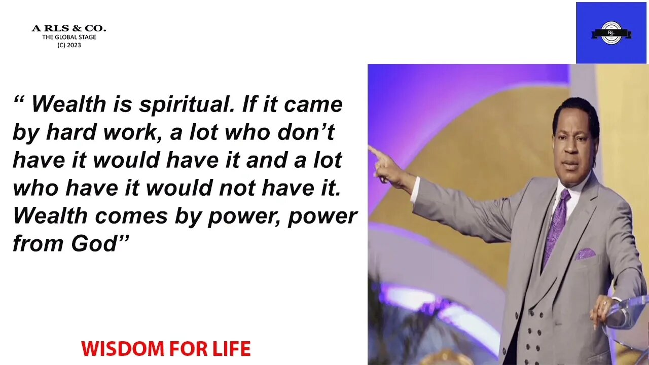 Pastor Chris Quote: Wisdom for Life 1