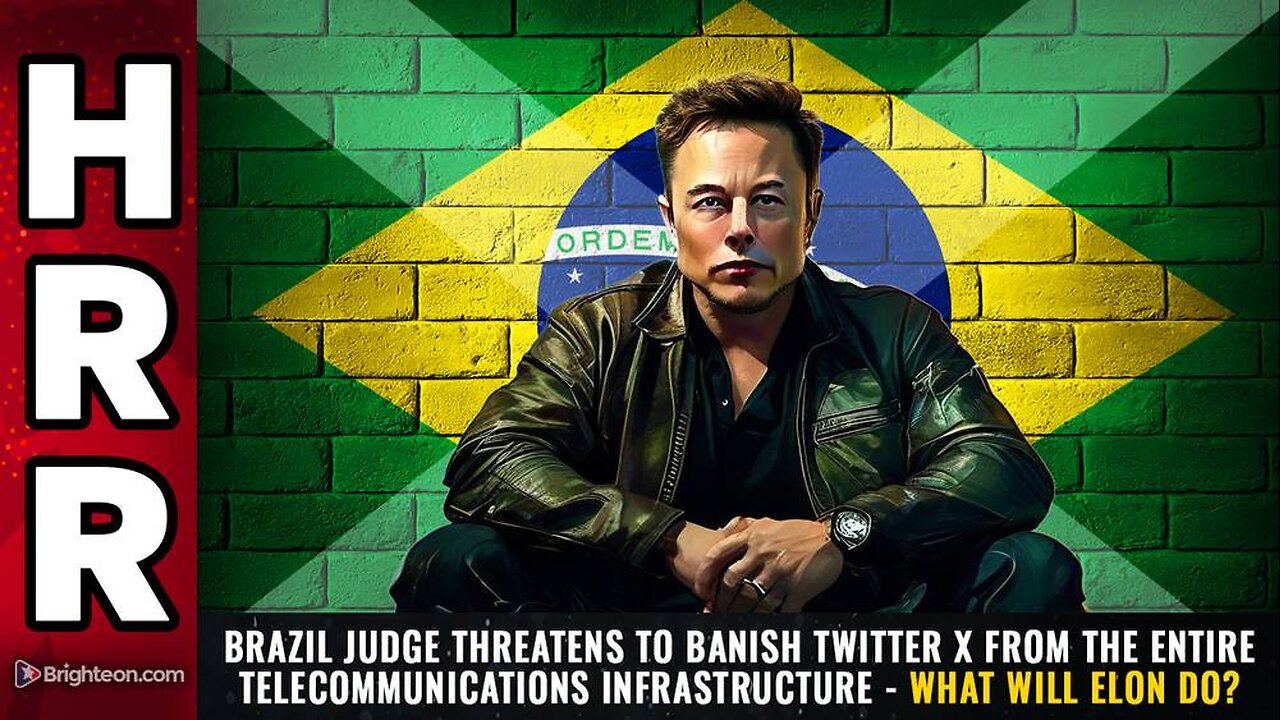 Brazil judge threatens to banish Twitter X from the entire telecommunications infrastructure - What will Elon do?