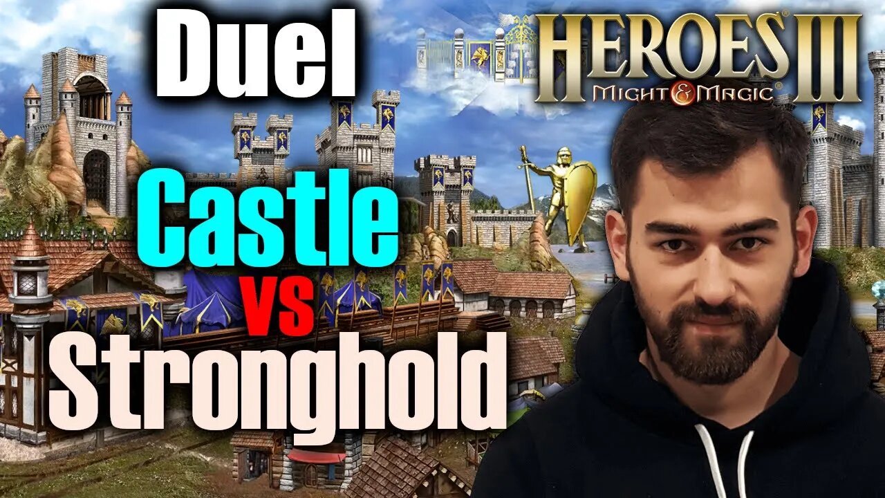 Castle vs Stronghold | Gluhammer Heroes HotA 3 Multiplayer PL
