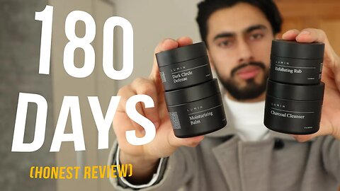 180 Days Of Lumin Skin Care TRANSFORMATION Honest Review | Men's Skin Care