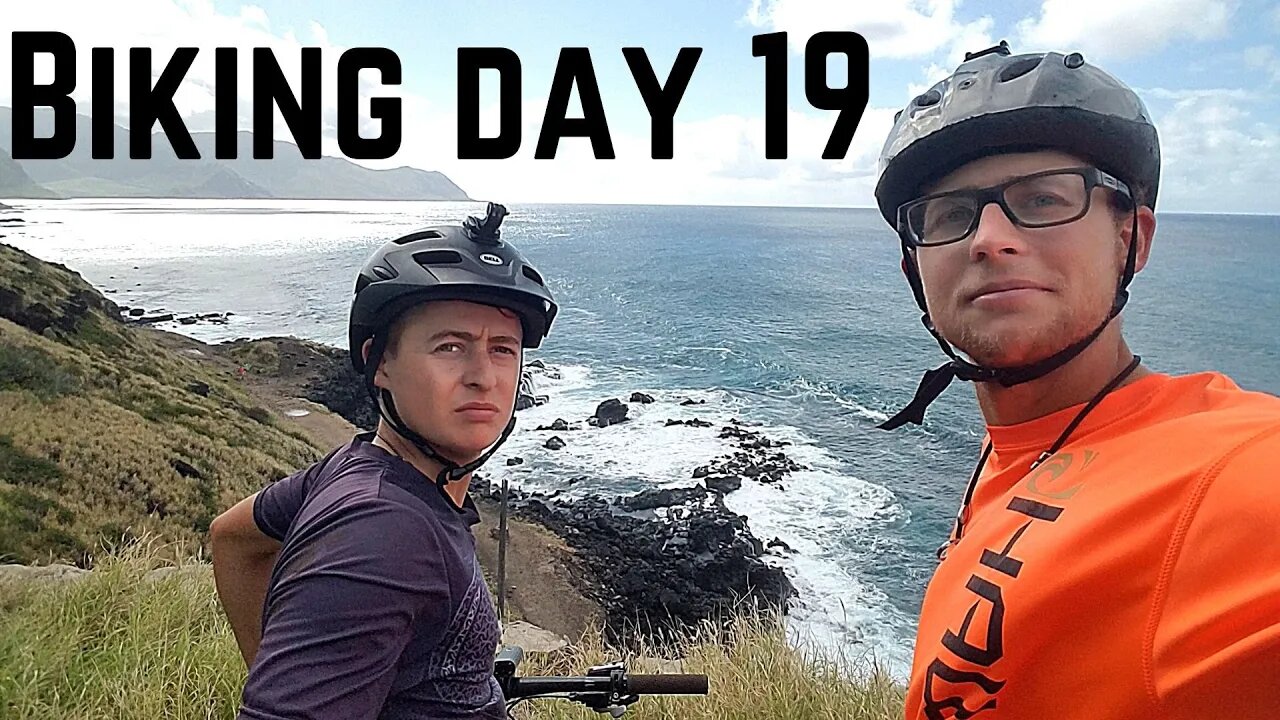 Hawaii bike-packing day 19 (Last half of Oahu, completed the third island) - Oahu