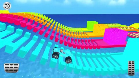 Colored cars. Car parking games color by number. Monster truck simulator stunts