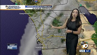 10News Pinpoint Weather with Meteorologist Angelica Campos