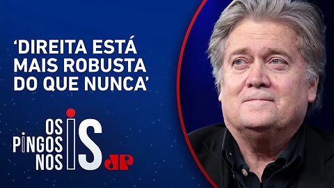 Bannon fala sobre ascensão da direita e elogia Bolsonaro