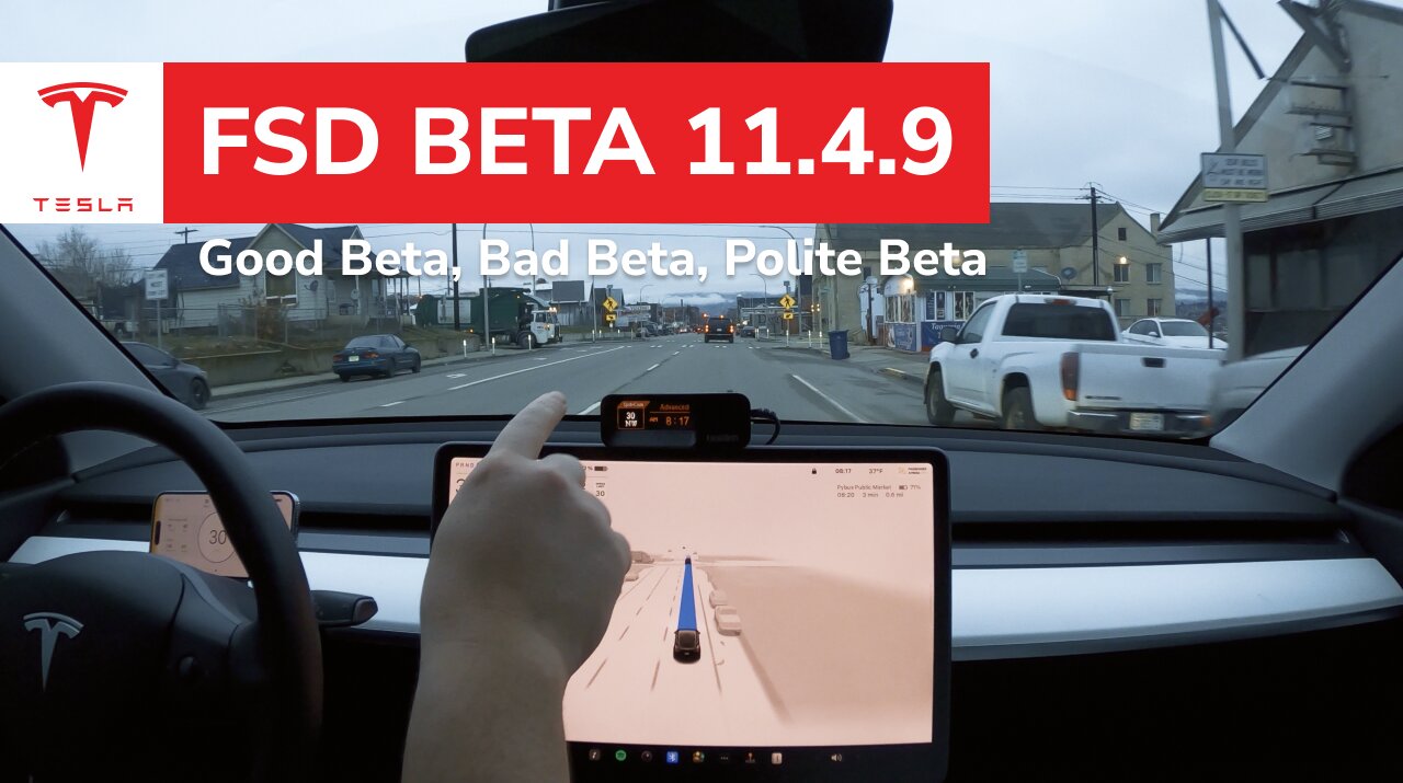 Good beta, bad beta, polite beta. Tesla FSD 11.4.9