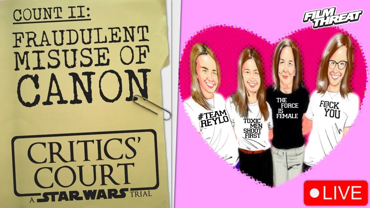 STAR WARS ON TRIAL: EPISODE III - FRAUDULENT MISUSE OF CANON | Film Threat Critics' Court