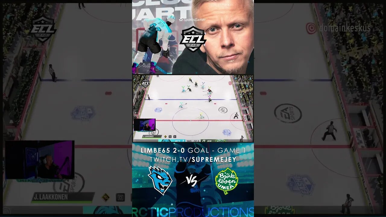 ICIEST MOMENT - RCTIC VS BJORKLOVEN #NHL23 #esports #ECLPRO #esportsfi #NHL #gaming #shorts #rctic