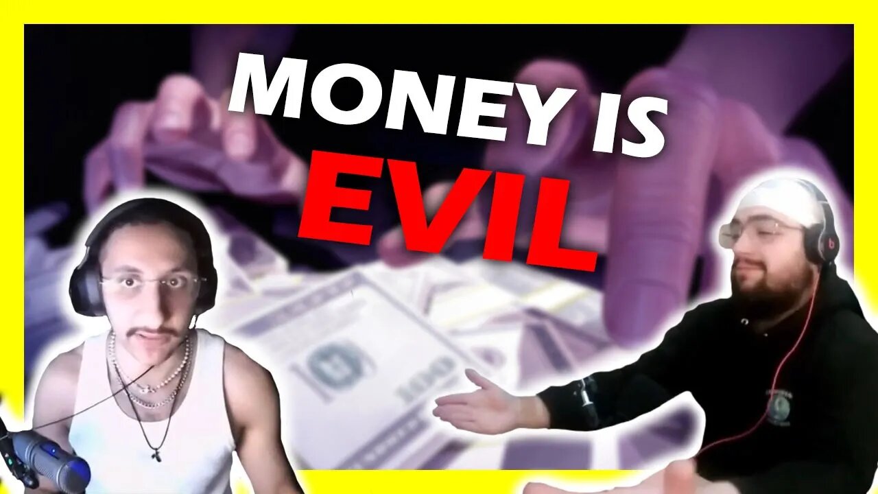 WANTING MONEY is EVIL says MALE FEMINIST