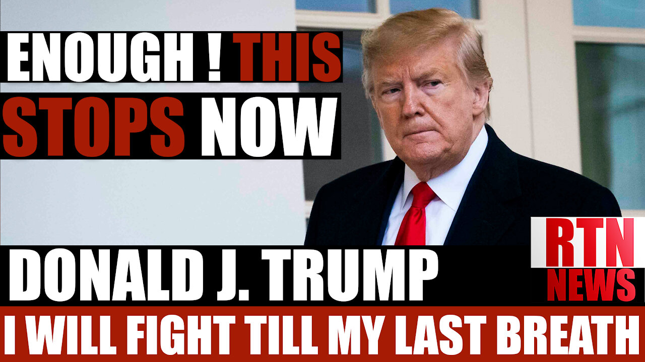 TRUMP: I will FIGHT Till my Last Breath | America First | Remember | RTN News