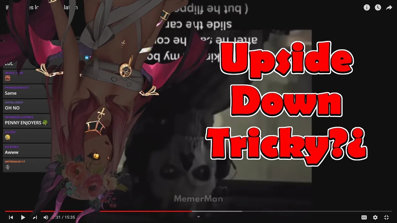 Upside Down @Trickywi?¿ #vtuber #clips