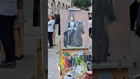 True colour's minty Artist #horseguardsparade