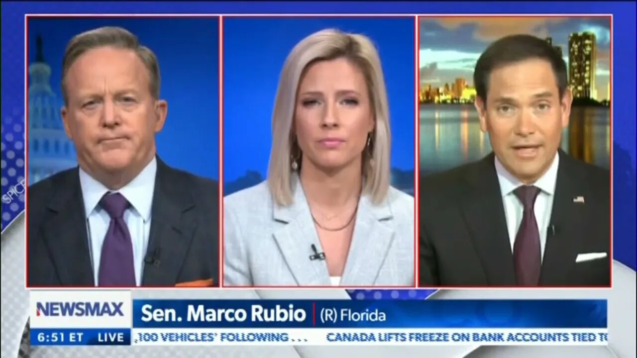 Senator Rubio Joins Spicer & Co to Discuss Cyber Warfare, Ukraine, State of the Union, and more