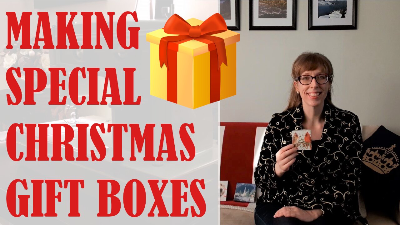 💝🎁 MAKING SPECIAL CHRISTMAS GIFT BOXES 🎁💝 | BUDGETSEW | VLOGMAS DAY #12 #vlogmas #christmas #craft