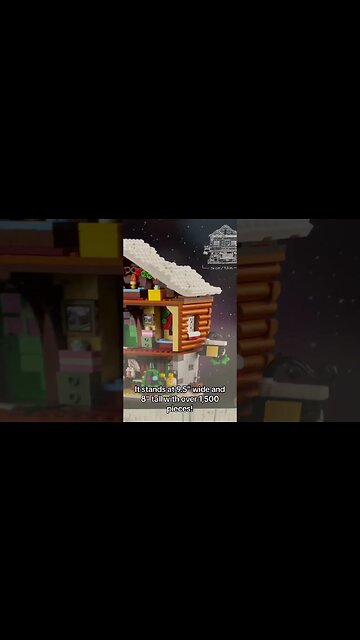 The new Christmas LEGO Alpine Lodge