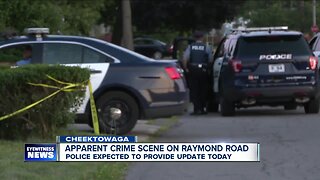 Apparent crime scene on Raymond Road Cheektowaga