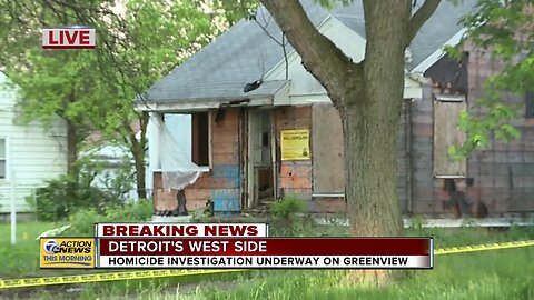 Burned body found on Detroit's west side