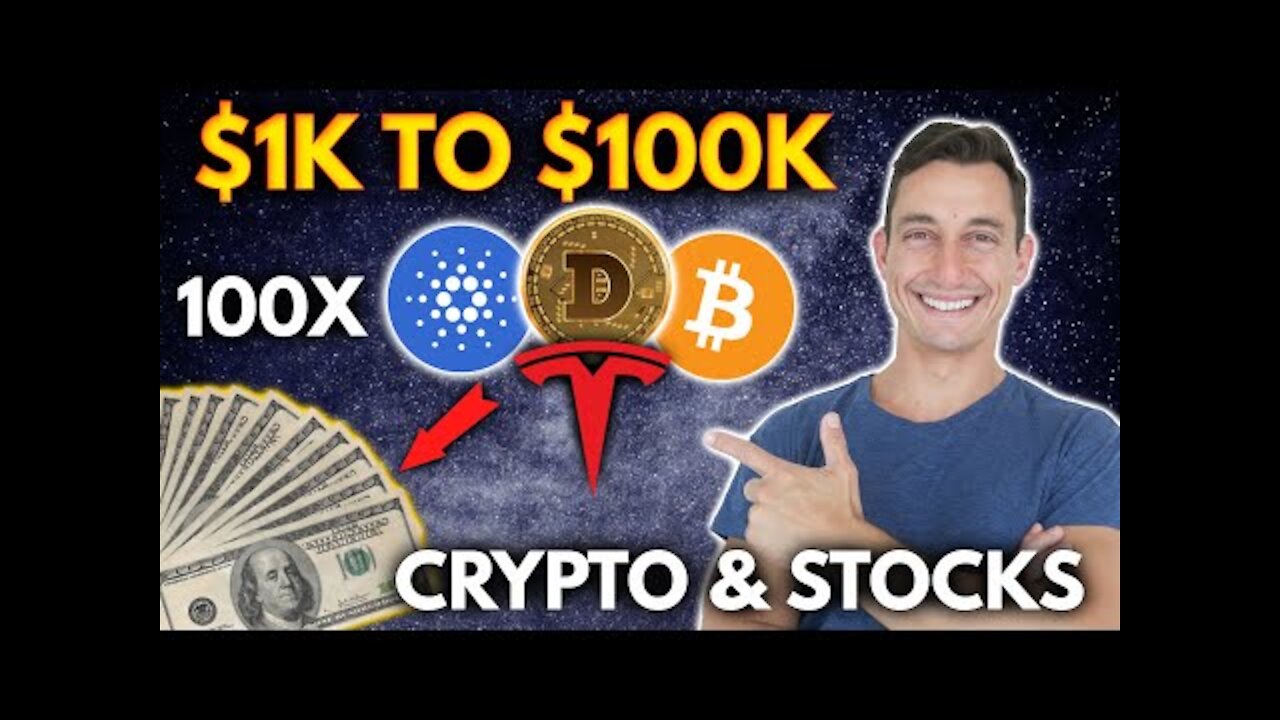 Turn $100 Into $1000 With Crypto! 100X STRATEGY | Get Rich with Cryptocurrency