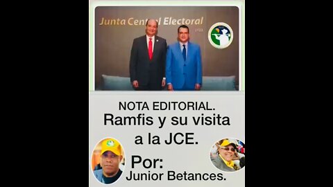 Ramfis visita la junta central electoral, en la republica dominicana