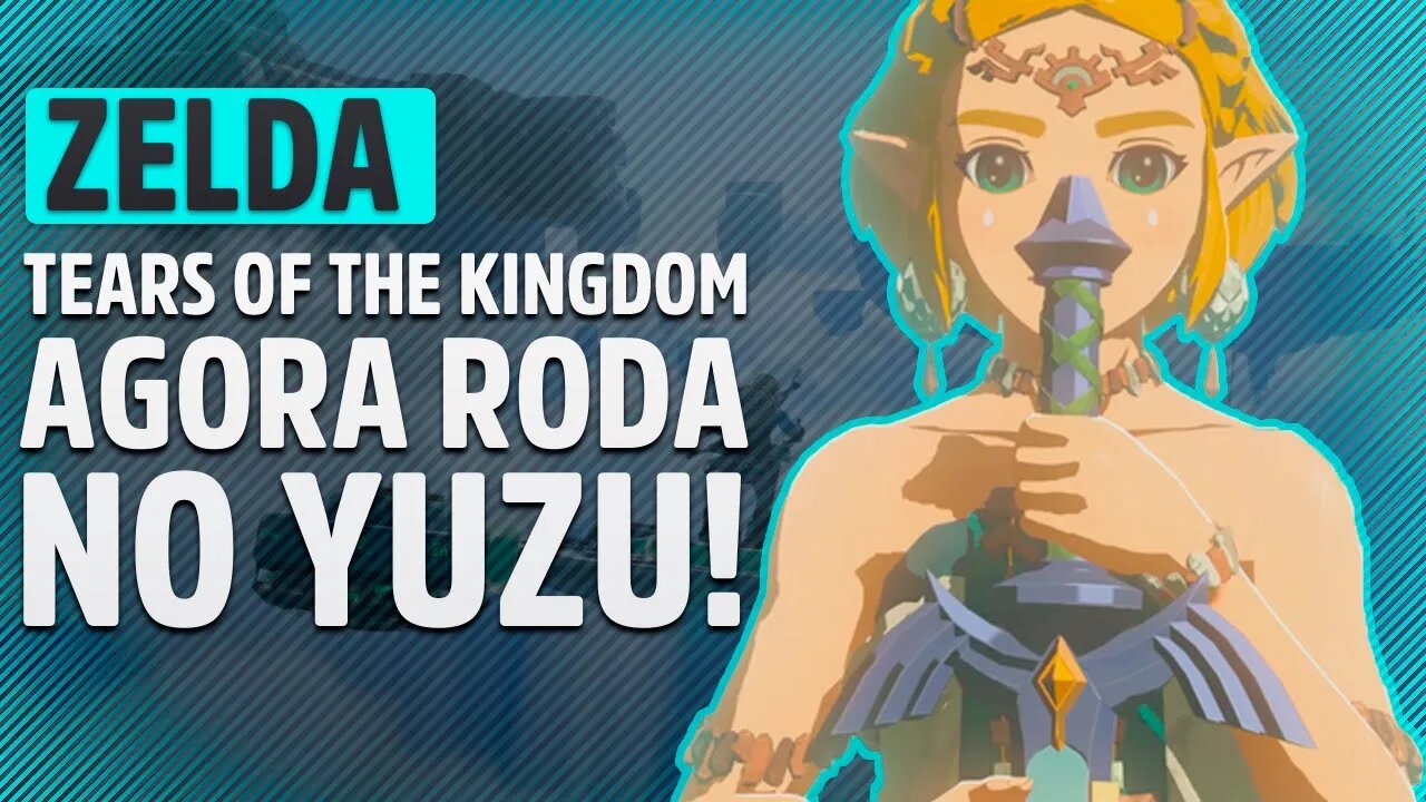 ZELDA: TEARS OF THE KINGODM JOGÁVEL NO YUZU! MUITO MAIS PERFORMANCE E BUGS TAMBÉM!