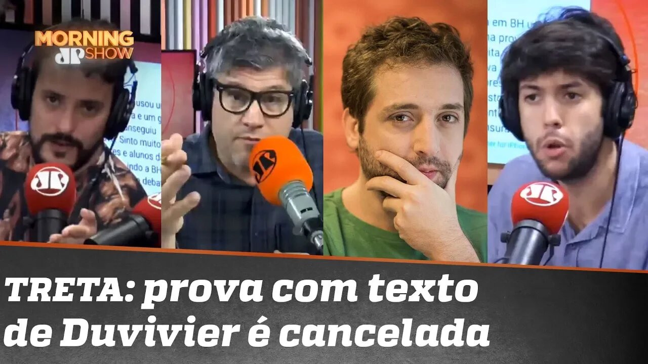 Colégio tradicional cancela prova com texto de Gregório Duvivier. Bancada debate