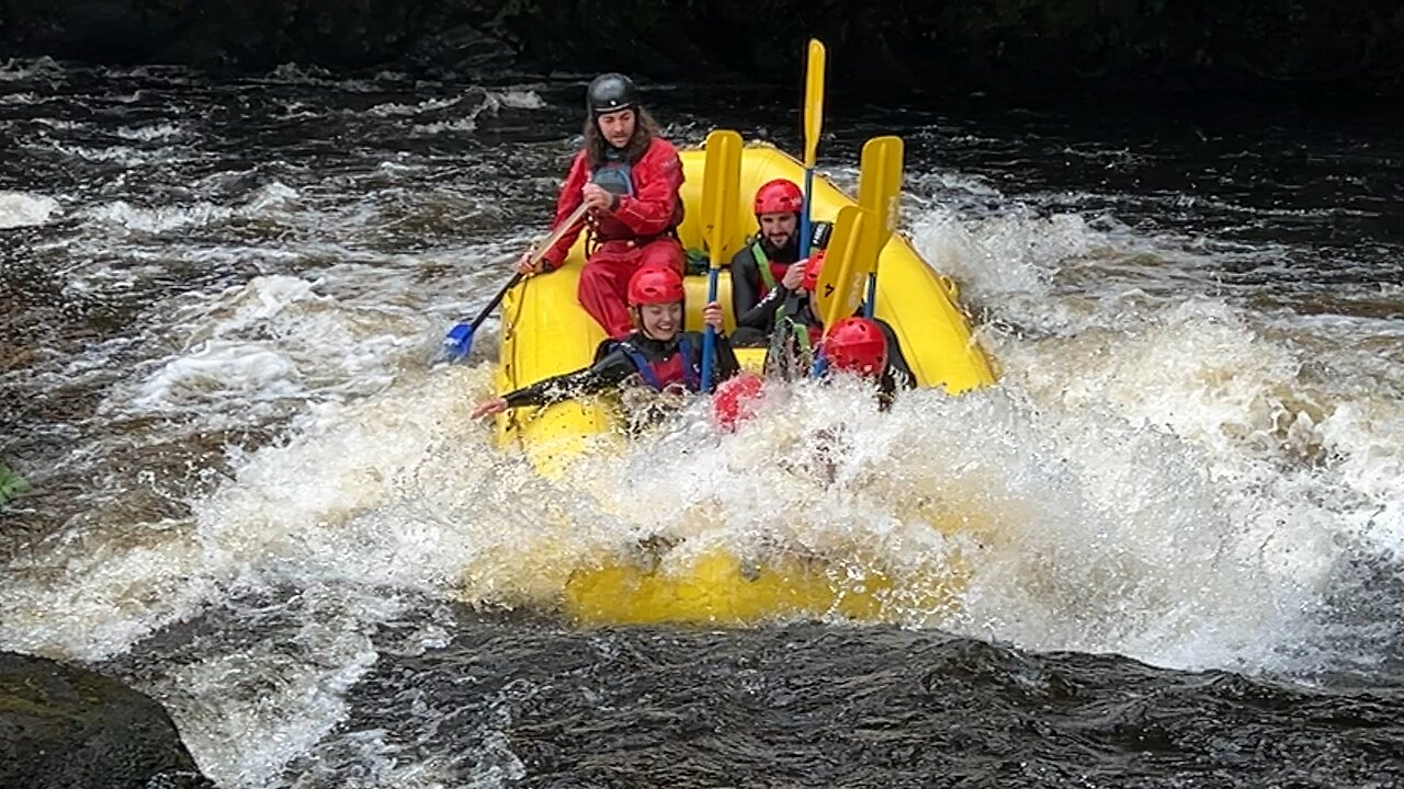 Water rafting in Snowdonia