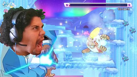 KIRBY FIGHTING A SUPER SAIYAN MONKEY!!!!!!!!