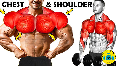 12 Exercises For Perfect Wider Chest and Shoulders | Chest & Shoulder Workout at Gym!