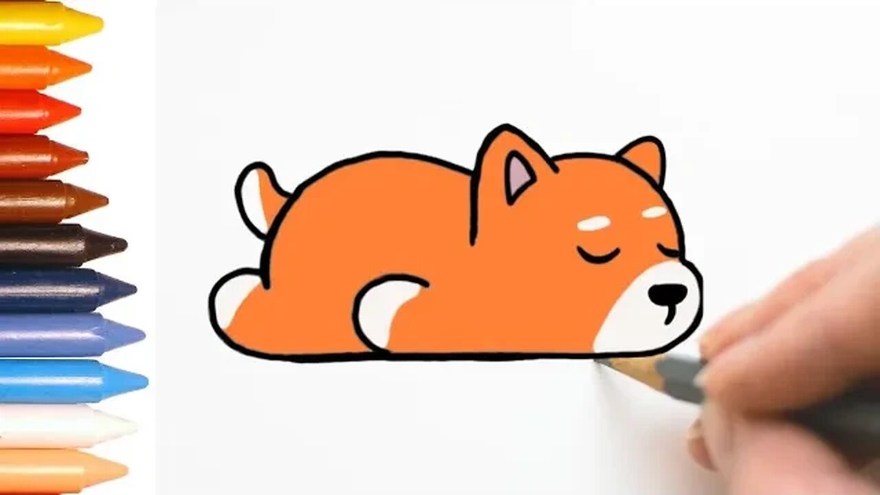 COMO DESENHAR CACHORRO KAWAII - PASSO A PASSO - FÁCIL