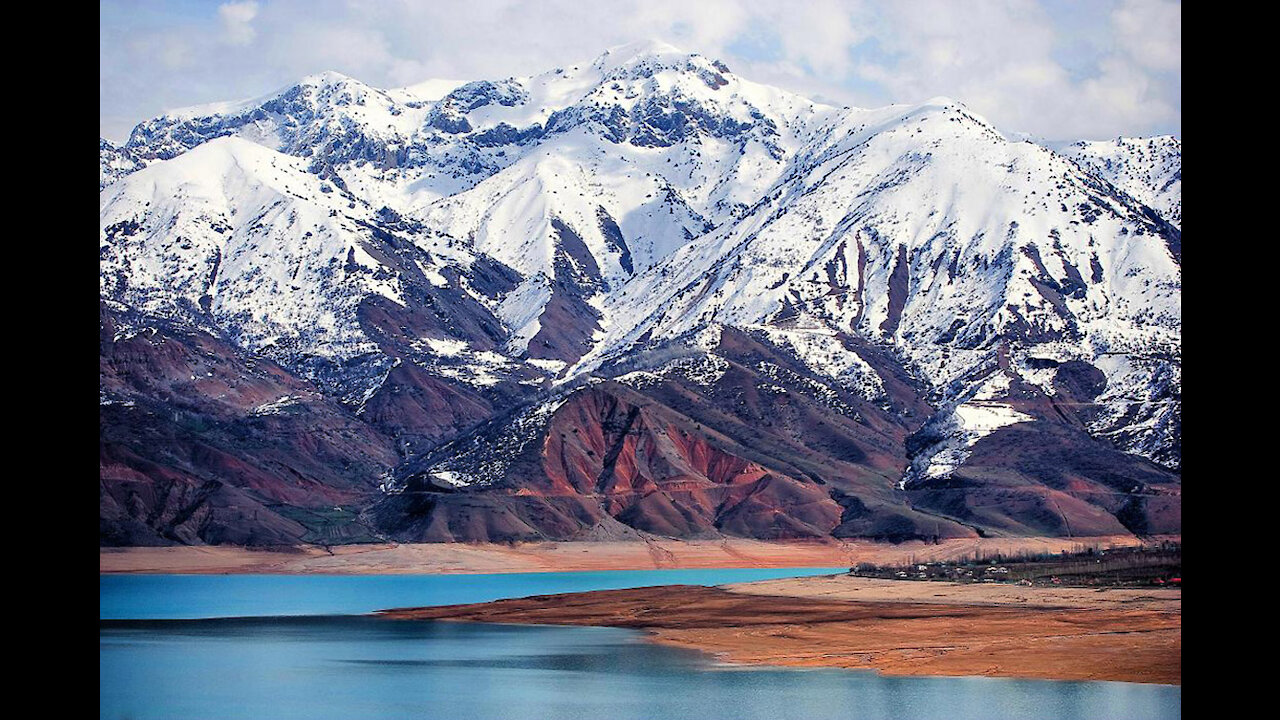 Winter landscapes of Tashkent mountains